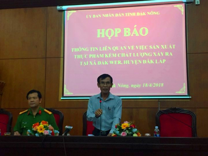 Tỉnh Đắk Nông thông tin vụ nhuộm đen cà phê bằng pin con Ó