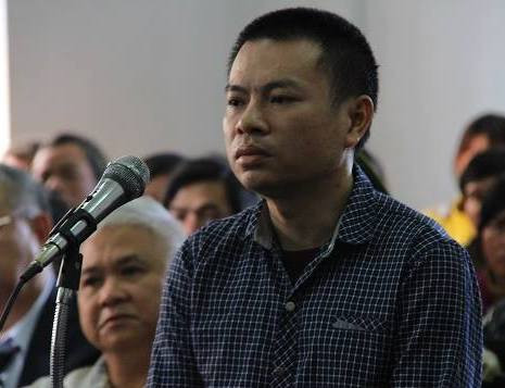 Đặng Văn Hiến bị tuyên án tử hình. Ảnh Lữ Hồ.