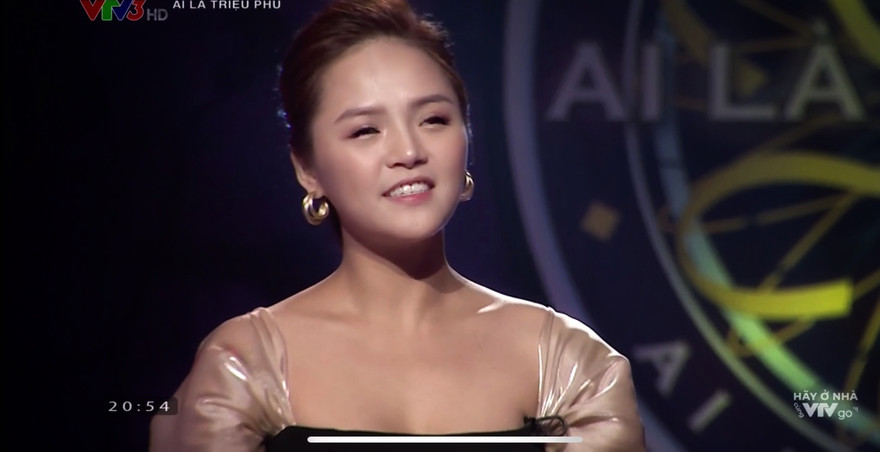 Thu Quỳnh ẵm 22 triệu đồng tại "Ai là triệu phú"