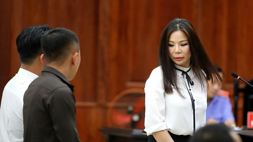 Bà Ngọc đã chấp hành xong hình phạt tù theo bản án sơ thẩm, tham gia phiên tòa phúc thẩm