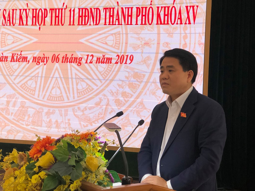 Chủ tịch UBND thành phố Hà Nội Nguyễn Đức Chung