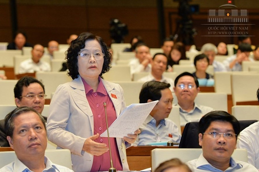 ĐBQH Trần Thị Quốc Khánh. Ảnh: QH