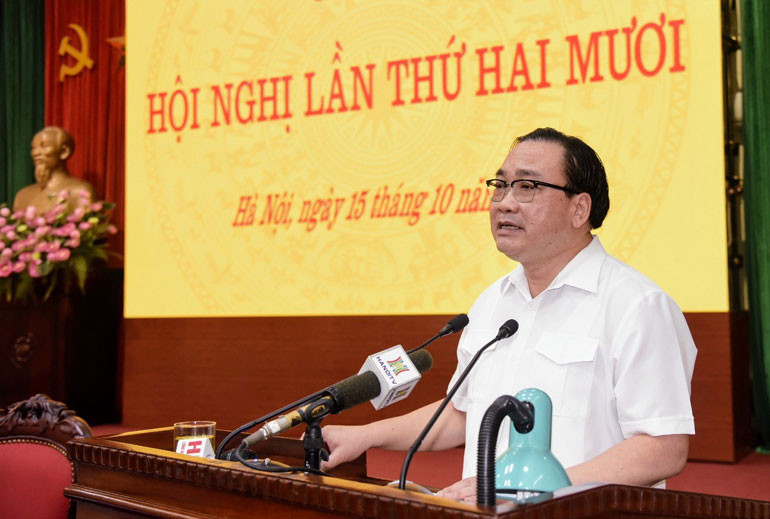 Bí thư Thành ủy Hà Nội Hoàng Trung Hải