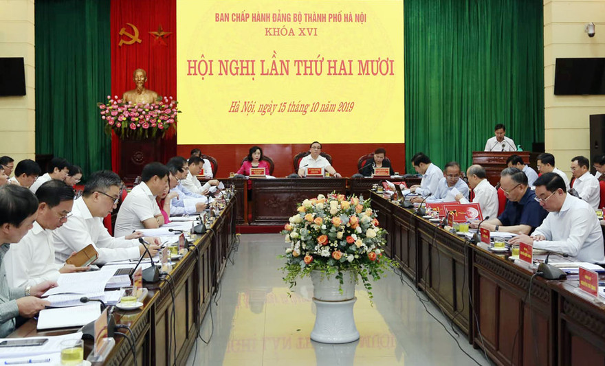 Hội nghị lần thứ 20 Ban Chấp hành Đảng bộ Hà Nội khóa XVI 