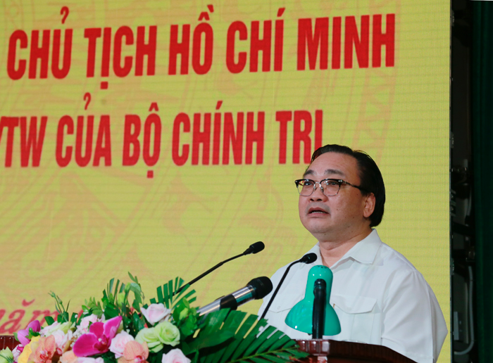 Bí thư Thành uỷ Hà Nội Hoàng Trung Hải