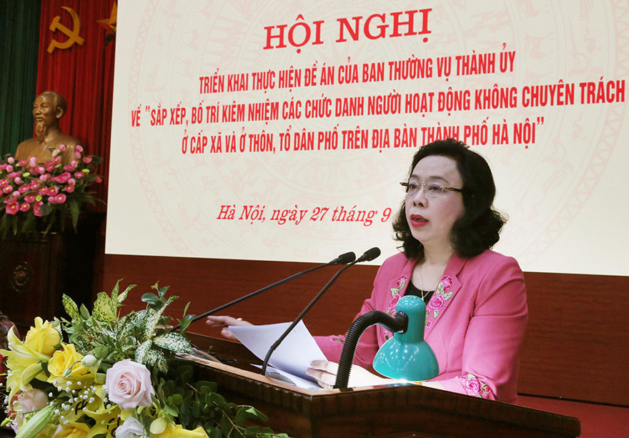 Phó Bí thư Thường trực Thành ủy Hà Nội Ngô Thị Thanh Hằng