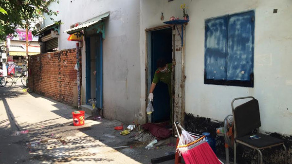 Lực lượng chức năng điều tra vụ việc.