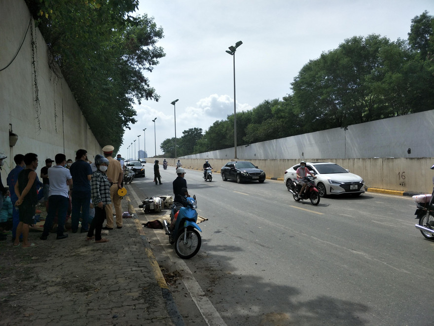 Hiện trường vụ việc. Ảnh: Thanh Hà.