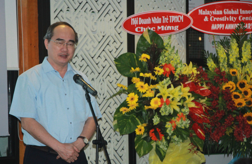 Bí thư Nguyễn Thiện Nhân gửi gắm những kỳ vọng của lãnh đạo TP đối với cộng đồng khởi nghiệp cũng như cam kết đồng hành với công cuộc đổi mới sáng tạo của thành phố.