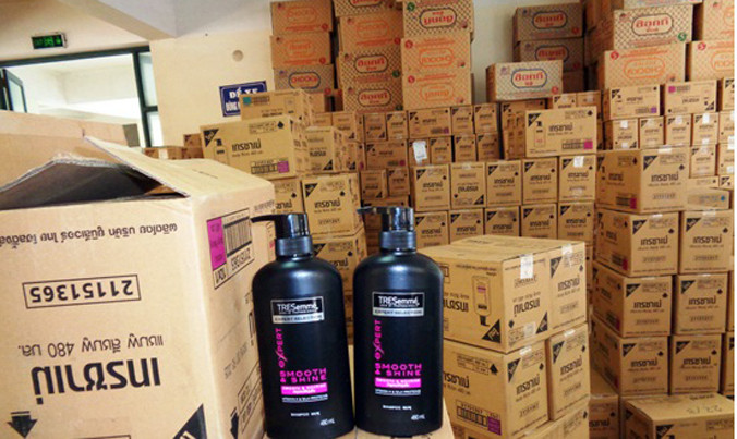 Lô hàng không rõ nguồn gốc.