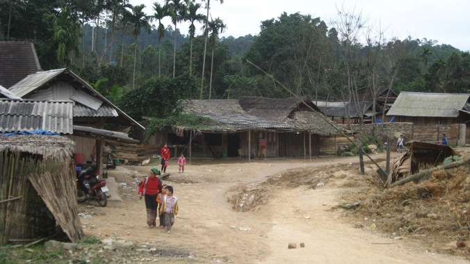 Một góc bản làng của thung lũng “3 không”