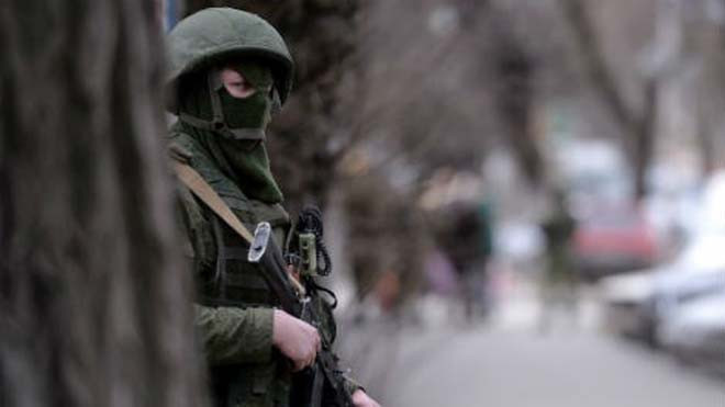 Binh sĩ Nga ở Crimea?.