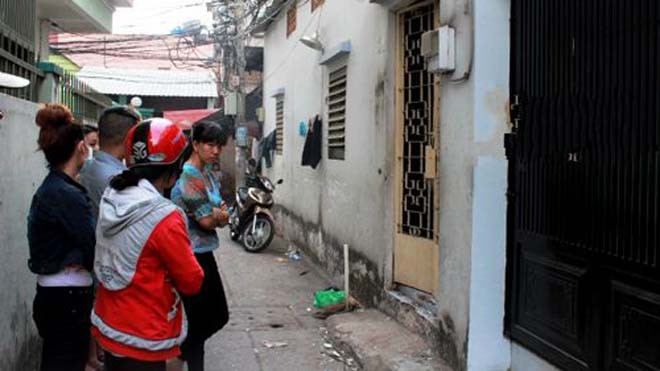 Ngôi nhà xảy ra sự việc.