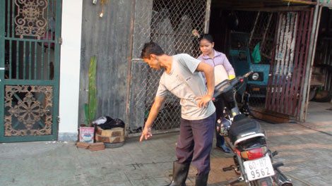 Nơi xảy ra án mạng giữa 2 người bán vé số