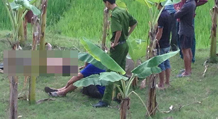 Khu vực phát hiện thi thể ông Lò Văn M