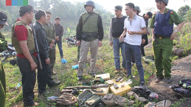 Tổ công tác thu giữ tang vật