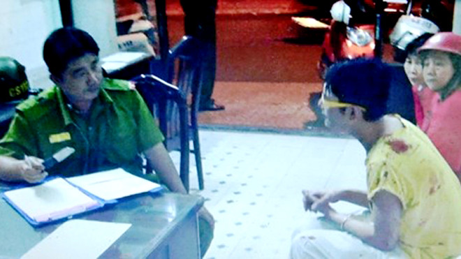 Đối tượng khi làm việc tại cơ quan công an