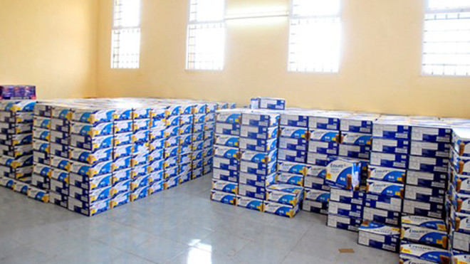 Số tang vật được lưu giữ tại kho để phục vụ công tác điều tra