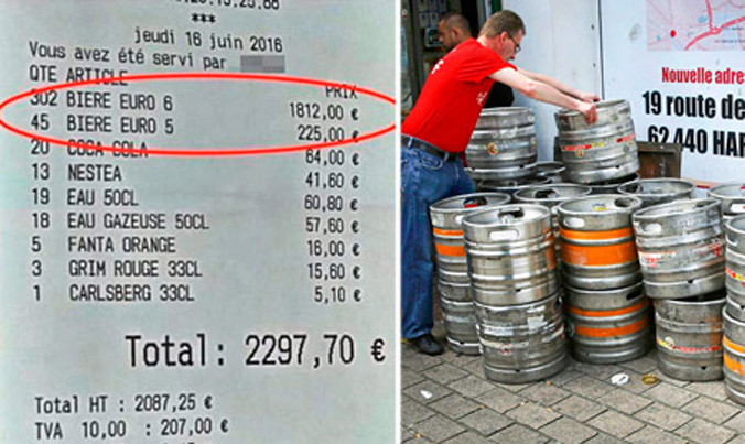 Việc các fan Anh thường xuyên không kiểm soát được bản thân và gây gổ tại EURO 2016 có liên quan nhiều tới chất cồn.