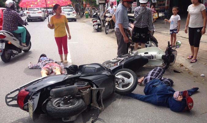 Hiện trường vụ việc.