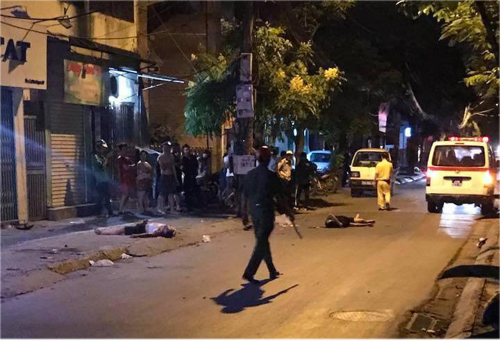 Hiện trường vụ việc. Ảnh: Vietnamnet