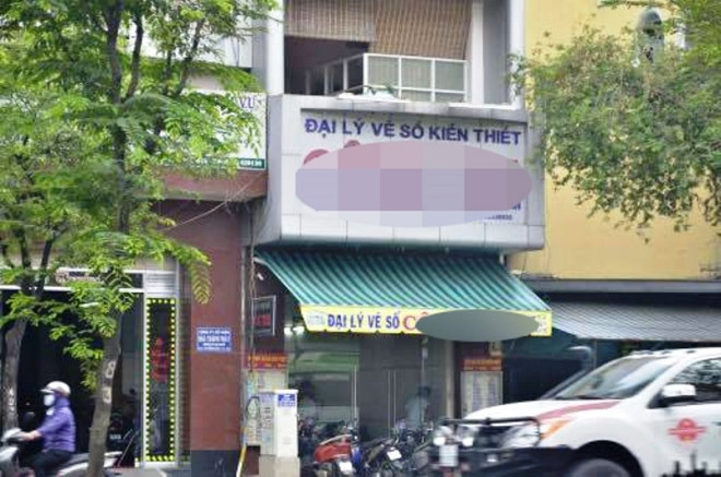 Đại lý nơi xảy ra vụ nghi án cướp tiền. Ảnh CTV