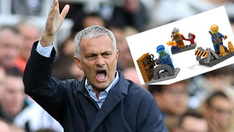 Mourinho một mình chống lại…đám thợ xây