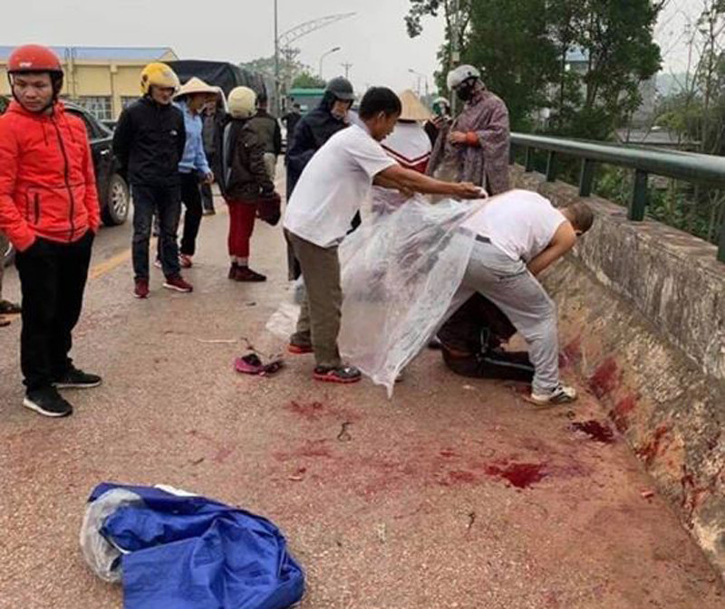 Hiện trường vụ việc.