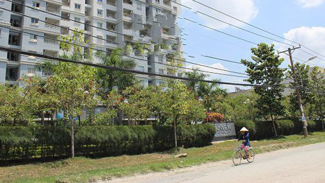 Chung cư nơi xảy ra vụ việc.