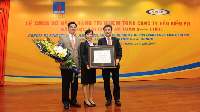 Bảo hiểm PVI được nâng hạng tín nhiệm