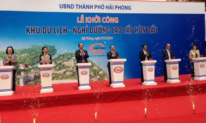 Thủ tướng nhấn nút khởi công dự án du lịch Hòn Dấu