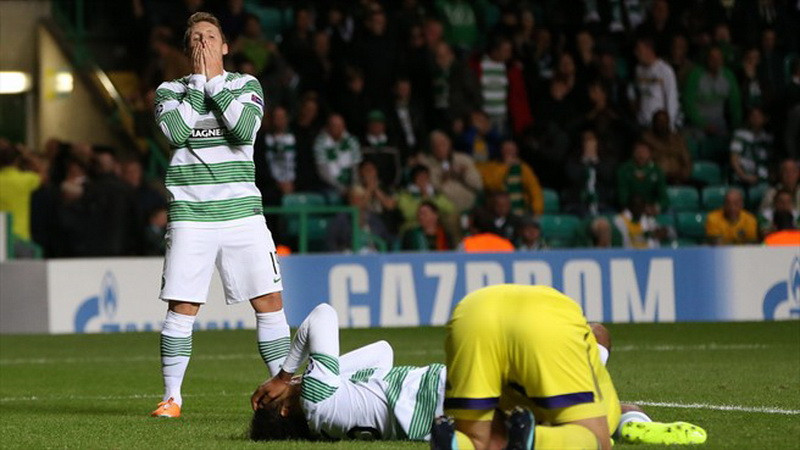 Celtic cay đắng dừng bước ở Champions League