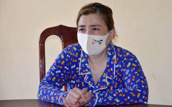 Hồ Kiều Oanh tại cơ quan điều tra.