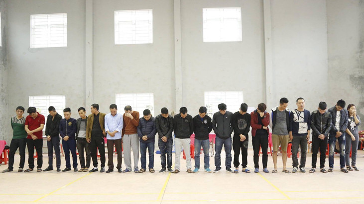  Các đối tượng bị bắt giữ