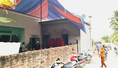 Căn nhà xảy ra sự việc