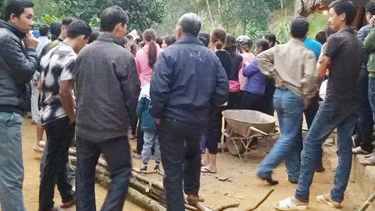 Ngôi nhà nạn nhân, nơi xảy ra vụ án mạng