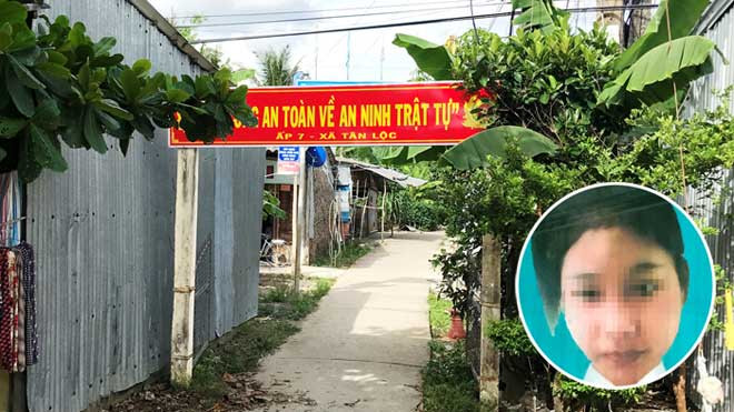 Khu dân cư nơi xảy ra vụ việc đáng đau long và di ảnh nạn nhân