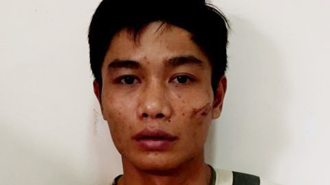 Đối tượng Cảnh đang bị CQĐT CAH Gia Lâm tạm giữ hình sự