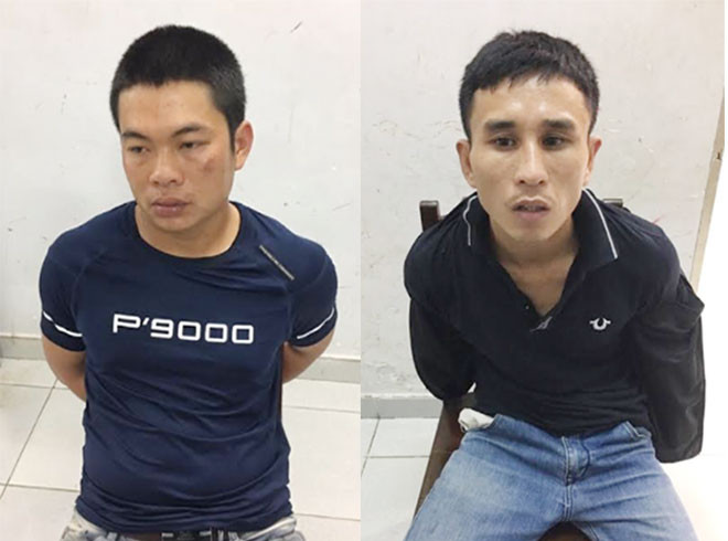 Hai đối tượng tại cơ quan Công an