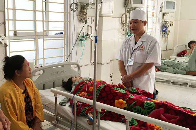 Nạn nhân hiện đang được điều trị tại Bệnh viện Quân y 91