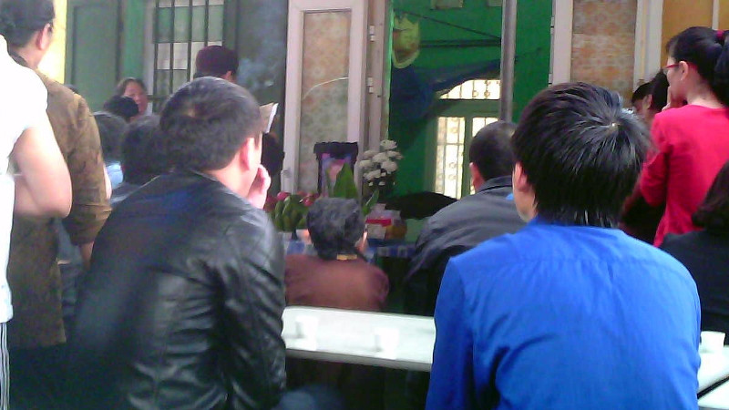 Đám tang cháu Lộc diễn ra tại nhà riêng..