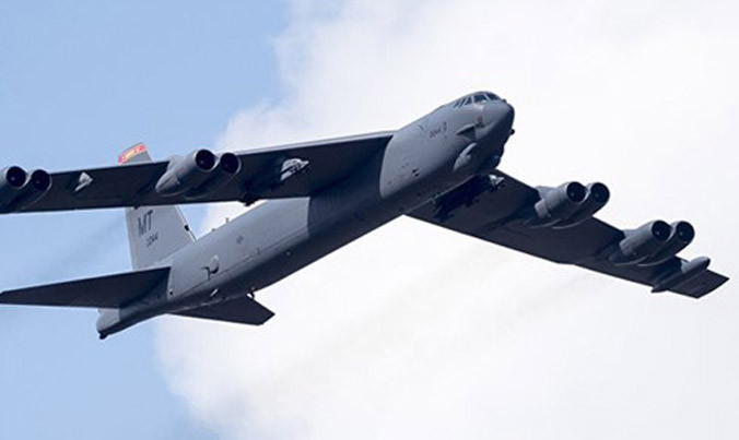 Pháo đài bay B-52. Ảnh: AP. 