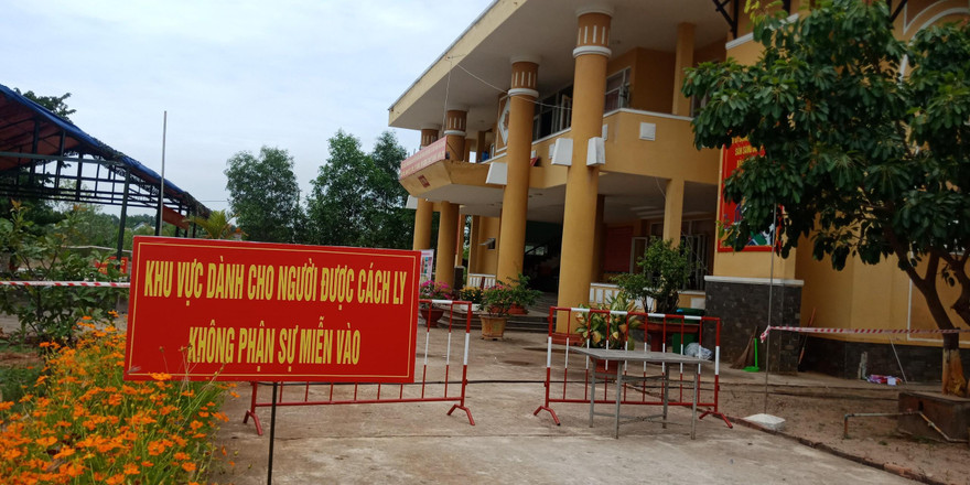 Một khu cách ly tại tỉnh Vĩnh Phúc