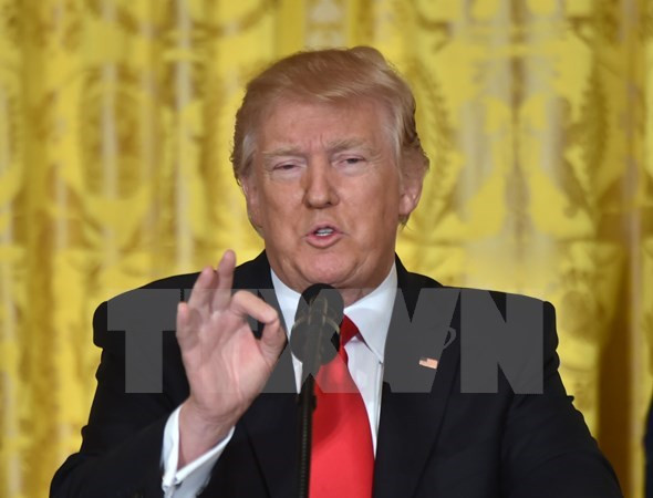 Tổng thống Mỹ Donald Trump. (Nguồn: AFP/TTXVN)
