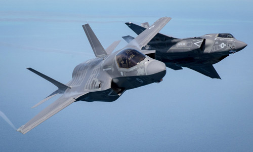 Tiêm kích tàng hình F-35 của Mỹ. Ảnh: USAF