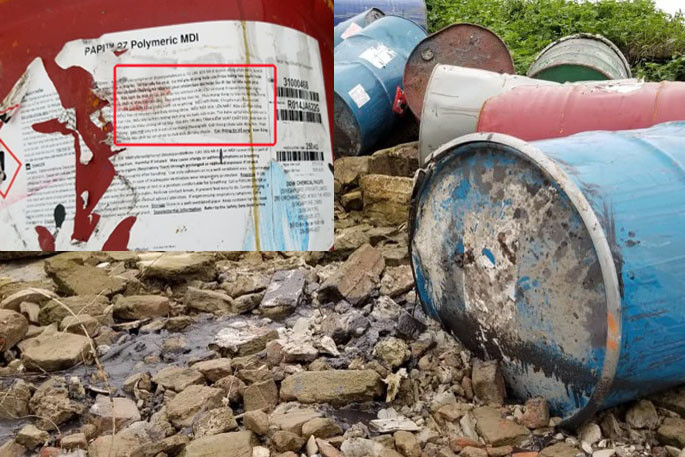 Hiện trường vụ việc.