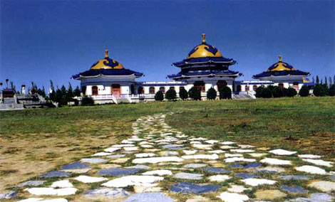 Đền thờ Thành Cát Tư Hãn.