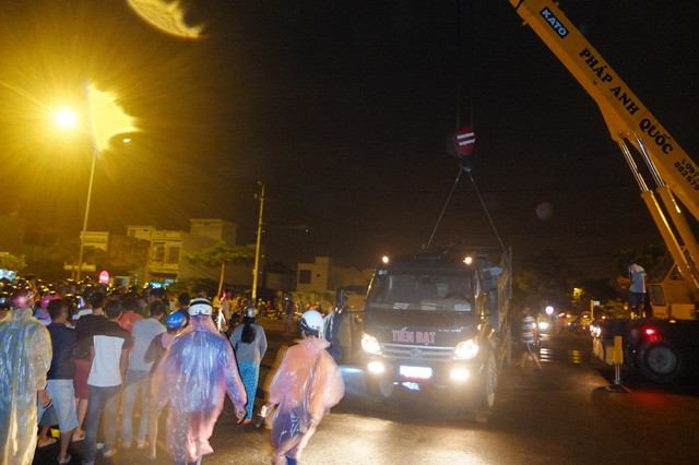 Hiện trường vụ tai nạn.