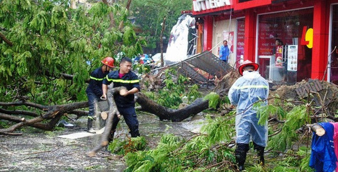 Công tác ứng phó bão số 4 đang được tích cực thực hiện. Ảnh minh hoạ