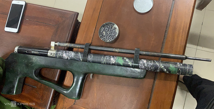Khẩu súng Thành dùng gây án